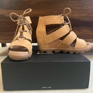 Sorel Women’s Joanie II Lace Wedge Sandal - 8.5 Women’s